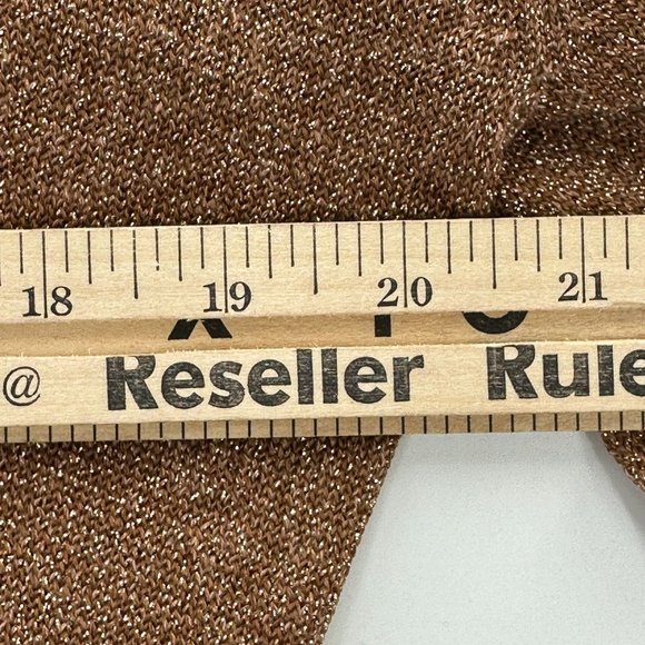 Free People Womens Gold Dust Pullover Sweater Color Block V- Neck Size XS - Picture 3 of 7